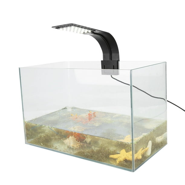 Aquarium Lighting, Fish Tank Clip Lamp Lighting Ultra-thin Shell Fish Tank  Light, Plastic 2Colors 10W For Fish Tank Aquarium LED Light 