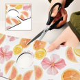 thumbnail image 6 of Yayeee Faucet Mat for Kitchen Sink 14.7" Diatomite Long Splash Guard Pad, Floral Orange, 2 Pack, 6 of 7