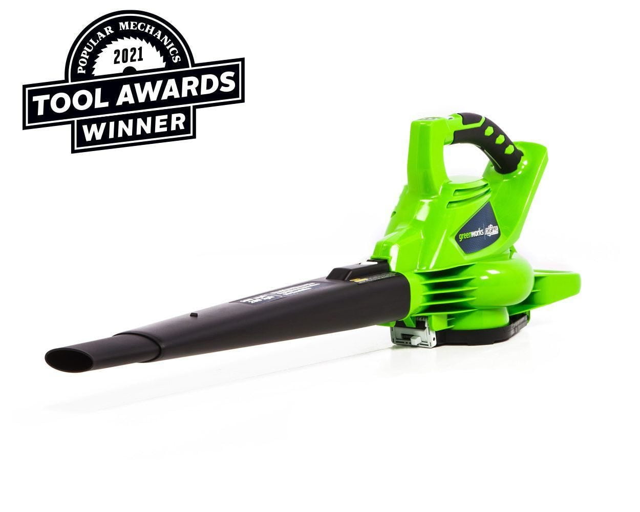Greenworks 40V 340 CFM Cordless Brushless Leaf Blower/ Vacuum, Battery