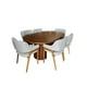 thumbnail image 1 of Comedor de madera de parota natural para 6 personas color gris, 1 of 8