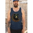 thumbnail image 4 of Celtic Moon Bear Tank Top Mystical Forest Animal Wildlife Nature Spiritual Celestial Lunar Viking Valhala Men's Top, 4 of 7