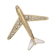thumbnail image 4 of Airplane Brooch Pin Fashion Jewelry Accessories Rhinestones Vintage Elegant Fashion Style Suit Brooch Lapel Pins for Coat Dance Wedding Men, 4 of 7