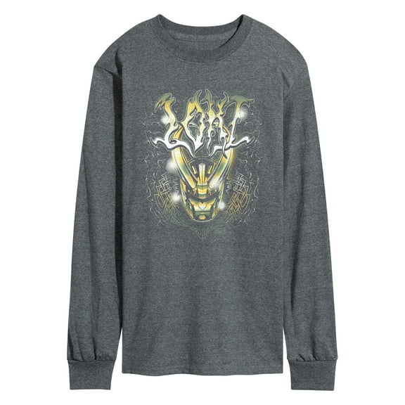 Marvel Loki - Norse Metal - Men's Long Sleeve Graphic T-shirt