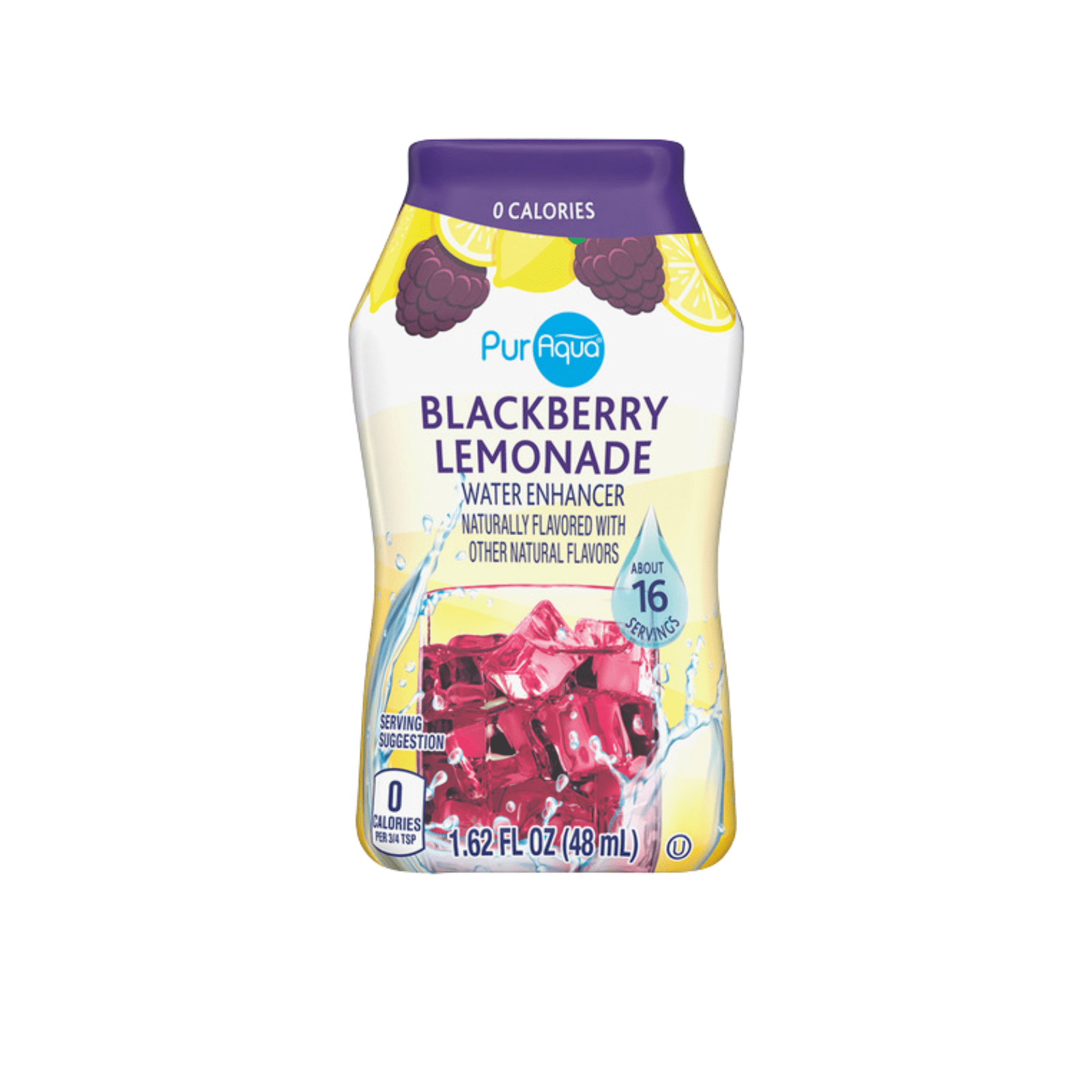 PurAqua Blackberry Lemonade Liquid Water Enhancer, 0 Calories, 1.62 fl oz , 3 Pack + Bonus