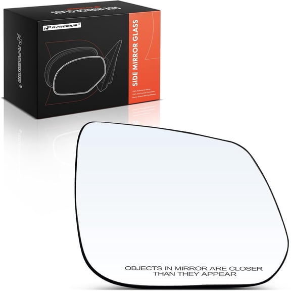 A-Premium Right Passenger Side Non-Heated Mirror Glass with Backing Plate Compatible with Chevrolet Colorado & GMC Canyon, 2015-2022 - Exterior Side View Convex Mirror