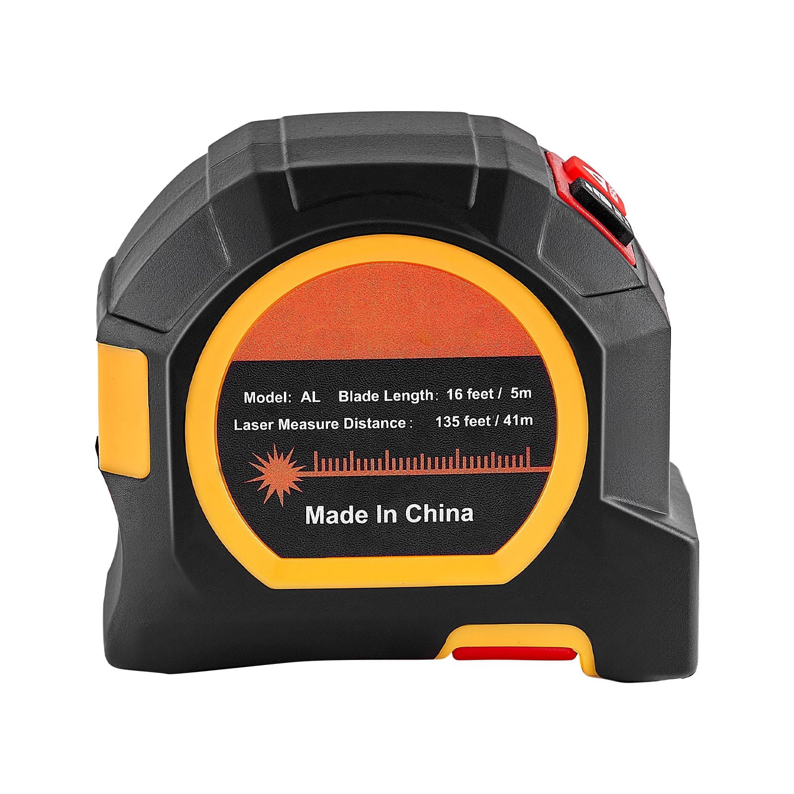 Tape Measure ABS Impact-Resistant Shell 50# Carbon Steel, Dual Mode Self-Lock Magnetic Hook, Retractable Measuring Tape for Construction Woodworking
