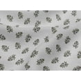 thumbnail image 4 of oneOone Viscose Jersey White Fabric Leaves & Flower Floral Sewing Craft Projects Fabric Prints By Yard 60 Inch Wide, 4 of 5