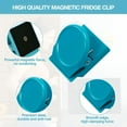 thumbnail image 6 of GJX Magnetic Clips,9 Pcs Strong Fridge Magnet Clip,Whiteboard Magnets Clips,Clips Magnets,Magnet Clips for Fridge Coloured Magnet Clips Scratch-Resistant for Fridge for Whiteboard,Classroom,Office, 6 of 7