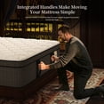 thumbnail image 5 of InWord 14 inch King Size Hybrid Mattress, Gel Memory Foam, Pocket Coils, Mattress in a Box, 5 of 13