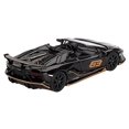 thumbnail image 3 of Lamborghini Aventador SVJ 63 Roadster Nero Aldebaran Black Limited Edition 1/64 Diecast Model Car by Mini GT, 3 of 6