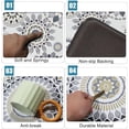 thumbnail image 5 of Kitchen Rug Set of 2 Anti Fatigue Kitchen Mats for Floor, Non Slip Waterproof Kitchen Rugs and Mats, Ergonomic Cushioned Comfort Standing Mats for Kitchen, Laundry, Office, Sink, 5 of 6