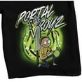 thumbnail image 2 of Rick & Morty Portal Boys Men's Black Graphic Sleep Shorts-XL, 2 of 7