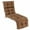 Brown, variant on Costway 73" Lounge Chaise Cushion Padded Recliner Cushion Indoor Outdoor Beige