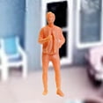 thumbnail image 6 of Kokiya 1/64 Diorama Figure DIY Projects uilding Kits Model Trains People Figures B, 6 of 9