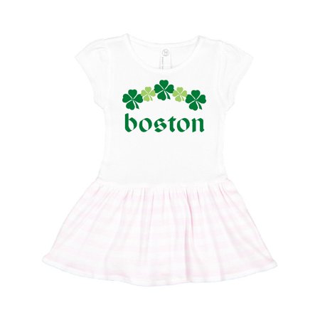 

Inktastic Boston Irish Gift Toddler Girl Dress