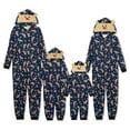 thumbnail image 3 of GRNSHTS Family Christmas Onesies Pajamas Sets Reindeer Hooded Romper PJ's Zipper Jumpsuit Loungewear, 3 of 6