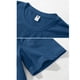 thumbnail image 3 of pstuiky Camisas de vestir de manga corta para hombre, Camisa informal de manga corta con cuello redondo y estampado de cera lavada de color liso para hombre camisas casuales para hombre xxl, 3 of 4