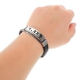 thumbnail image 5 of Gemini Stainless Steel Bangle for Couple Twelve Bracelet, 5 of 5