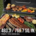 thumbnail image 5 of Expert Grill Charcoal Grill, 32 Inch Heavy Duty Charcoal Grill with Wheels, Black, 5 of 14
