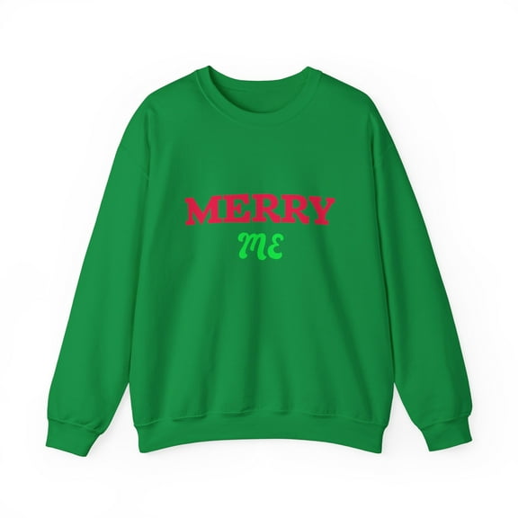 Unisex Heavy Blend™ Crewneck Sweatshirt Merry Me Irish green color SKU- 163692