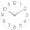 B_white, variant on Wall Clock, 16 Inch Wooden Battery Operated Wall Clocks Silent Non-Ticking, Decorative Black Clock for Living Room, Bedroom, Kitchen, Home, Office, School, Hotel