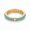 Yellow Plated, variant on Turquoise with Diamond Ring, 925 Sterling Silver Eternity Ring, Dainty Stacking Ring For Her, Minimalist Birthstone Ring, Matching Band Ring