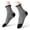 Black, variant on Women Vintage Gingham Ruffle Trim Cotton Crew Socks Soft Plaid Mid Calf Casual Socks