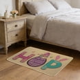 thumbnail image 6 of Meggemo Easter Theme Area Rug Bunny Egg Pattern Linen Absorbent Doormat Entryway Living Room Bedroom Non Slip Washable Home Decor Holiday Festive Accent, 6 of 6