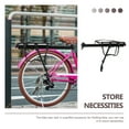 thumbnail image 3 of HONITANO Disc Brake Bike Rear Rack Bike Rear Rack Black Aluminum Alloy Storage 1 Set, 3 of 8