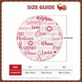 thumbnail image 4 of Kll Breast Cancer Pink Ribbons Awareness Christmas Tree Skirt 48",Party Decorations Farmhouse For Christmas Decorations Holiday Party, 4 of 8