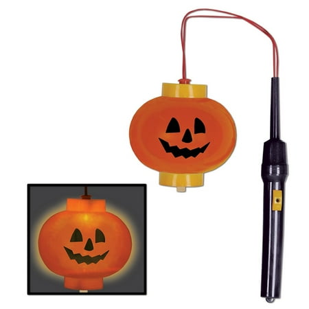 Club Pack of 12 Jack-o-Lantern Pumpkin Light Halloween Decoration