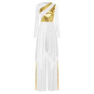 white and gold dashiki dress Children's African Dashiki Wear for Girls