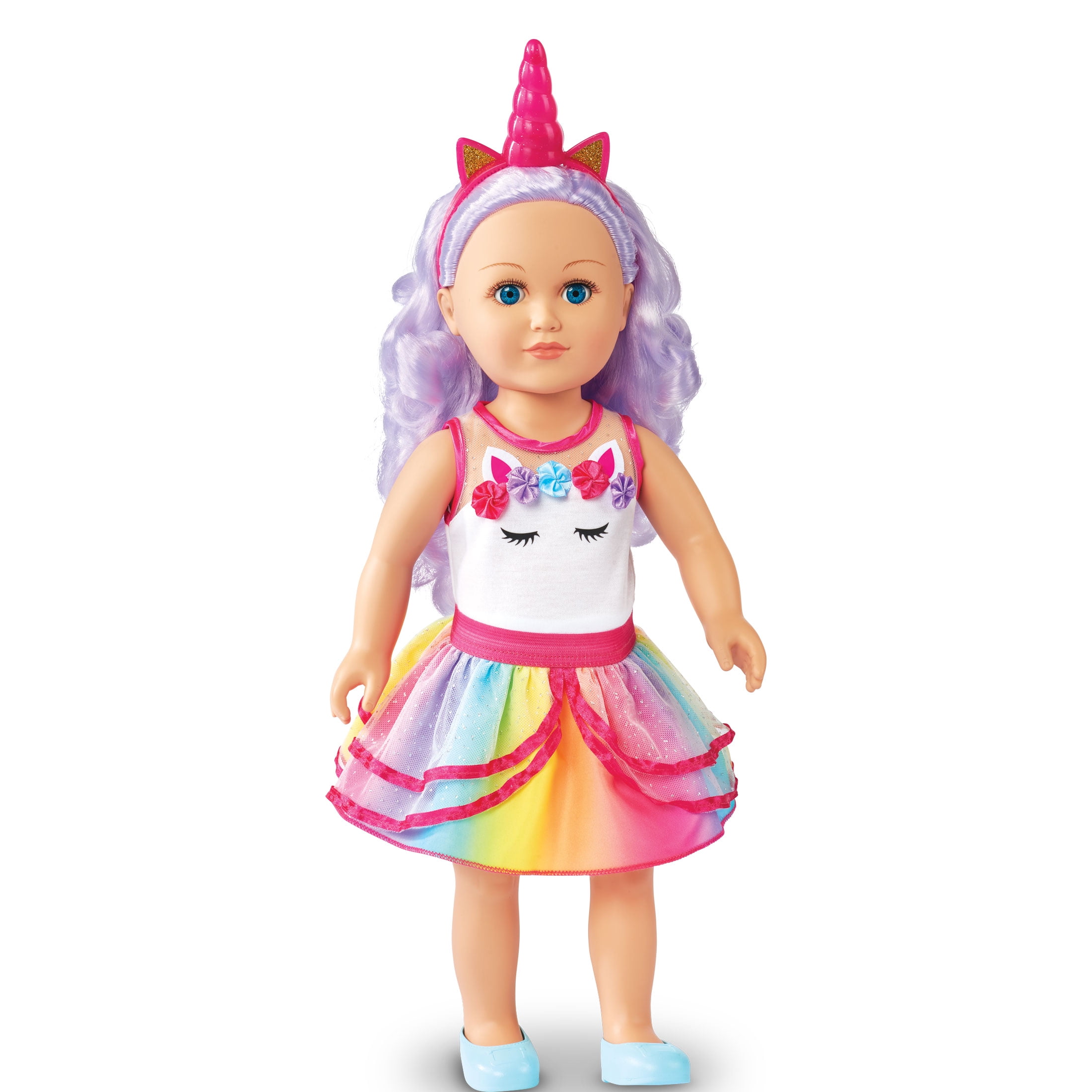 My Life As Arya Posable 18 inch Doll, Purple Hair, Blue Eyes