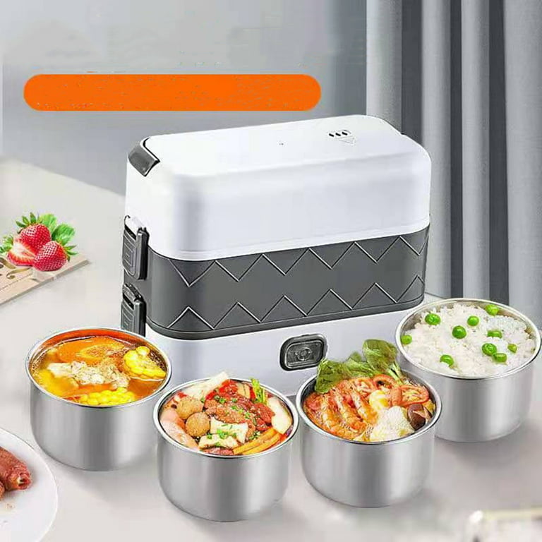 Midea x Pokemon Electric Heating Lunch Box Portable 304 Stainless Steel  Dual Layer Thermal Lunch Box