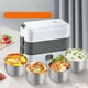 thumbnail image 5 of Xihbxyly Calentador de Alimentos Portátil, Lonchera Eléctrica de 110 V, Recipiente de Acero Inoxidable, Tecnología de Calentamiento Rápido, Uso En Casa o En La Oficina, Sin Bpa, Gran Capacidad de 1,5, 5 of 6