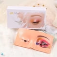 thumbnail image 4 of Board Face Eyes Makeup Practice Board 3D  Face Skin Board Practice Model for Eyeshadow  Eyebrow Lash Mapping, 4 of 6