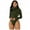 Army Green, variant on Women Turtleneck Long Sleeve Women Turtleneck Long Sleeve Bodysuit Leotard Top Blouse Jumpsuit Romper