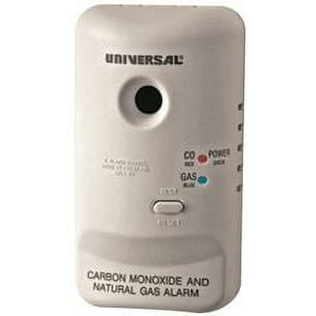 Universal Security Instruments MCN400B M Series Plug-In Carbon Monoxide and Natural Gas Alarm with 9-Volt Battery Backup