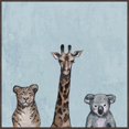thumbnail image 2 of Furry Trio II Floater Framed Painting Print on Canvas, 2 of 6