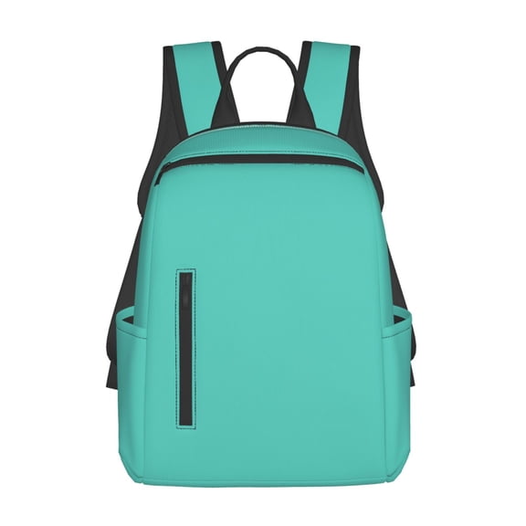 Fuzoiu Teal Turquoise Print Lightweight Daypack,Weekender Bag for Men and Women, Travel Backpack with Padded Straps for School, Travel & Work