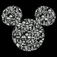 thumbnail image 2 of Boy's Mickey & Friends Mickey Mouse Icons Silhouettes Pull Over Hoodie Black X Large, 2 of 4
