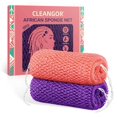thumbnail image 1 of Esponja exfoliante corporal CLEANGOR African Net Sponge, 2 piezas, 1 of 8