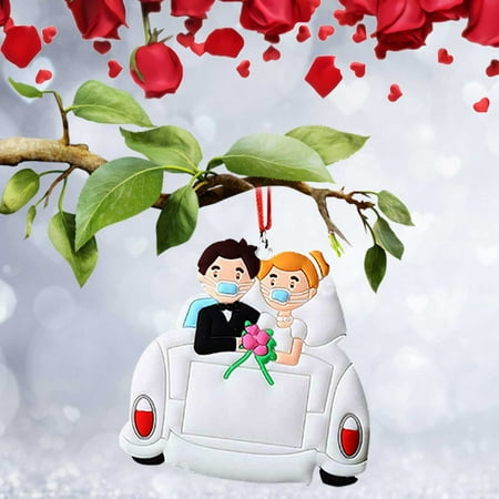

Baabni DIY Romantic Heart-shaped PVC Pendant For Bride And Groom s Wedding Dress
