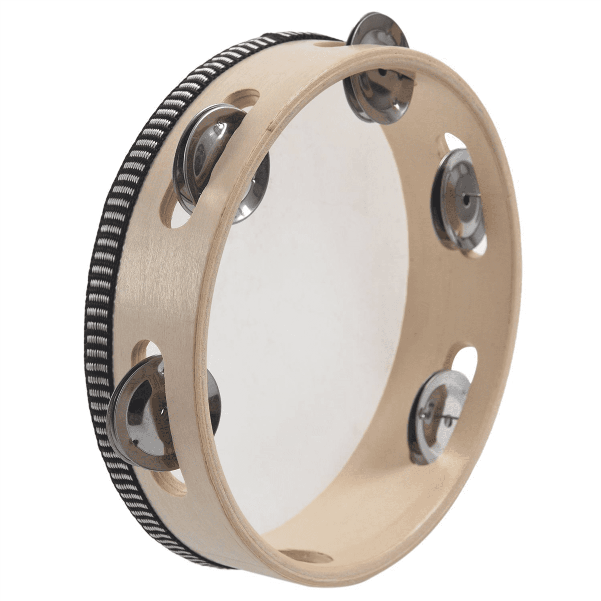 6X 7 Inch Musical Tambourine Tamborine Drum Round Percussion Gift for KTV