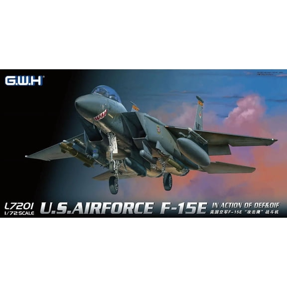 Great Wall Hobby L7201 1/72 Scale U.S.AIRFORCE F-15E IN ACTION OF OEF & OIF Model Kit