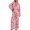 01-Hot Pink46, variant on Wxolcjlv Christmas Print Pajama Set for Women Collared Long Sleeve Top Straight Pant Sleepwear Nightwear