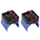 thumbnail image 1 of 2X Disipador de Ventilador de Refrigeración del Motor de 42 mm para 1/10 E- E- Summit Arrma 1/8 Kraton Talion RC Coche, Azul, 1 of 5