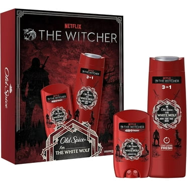 Old Spice The Witcher Men's Gift Set: Deodorant Stick and Shower Gel Gifts For Men