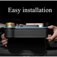 thumbnail image 3 of Phyun Led Atmosphere Light Car Seat Crevice Storage Box Usb Qc3.0 Charging Port Seat Box Stowing Tidying Cup Card Phone Holder Accessories Left Side, 3 of 5