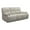 Oyster Fossil, variant on Bowery Hill Contemporary 88"W Fabric Power Sofa in Black